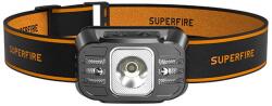 SUPERFIRE HL75-S fejlámpa 350lm USB (HL75-S)