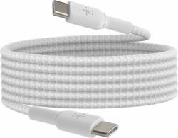 Belkin Boost Charge USB-C apa - USB-C apa Adat- és töltőkábel 2m - Fehér (CAB004BT2MWH)