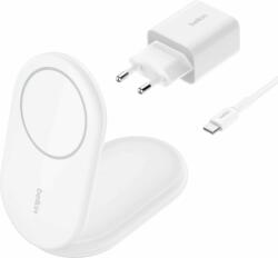 Belkin WIB007VFWH Magsafe Töltő és Telefontartó 15W - Fehér (WIB007VFWH)