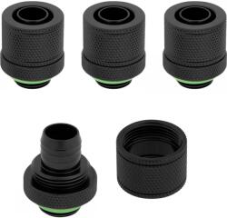 Corsair Hydro X Series XF Compression 10/13mm (3/8 / 1/2) ID/OD Fitting 4 darabos szett fekete (CX-9051002-WW)