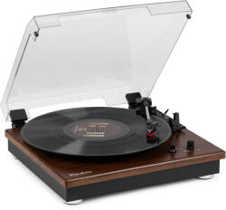 Audizio RP112D Retro lemezjátszó Bluetooth hangszórókkal - SÖTÉT FA