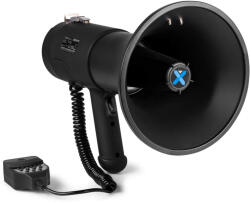 Vonyx MEG075 Megafon, hangosbeszélő 75W Matt fekete - beszéd, felvétel, MP3, Bluetooth - mkaudio