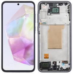 GH82-34223C Samsung Galaxy A35 OEM LCD kijelző, érintővel fekete kerettel, előlap (GH82-34223C)