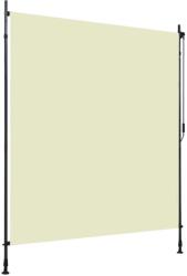 vidaXL Kültéri Roló - Krémszínű - 200x270 cm (145942)