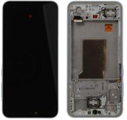 Samsung GH82-34221B-PA Gyári Samsung Galaxy A35 OLED kijelző érintővel kék (Iceblue ) kerettel, előlap (GH82-34221B-PA)