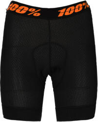 Női kerékpáros boxer 100% Crux Linerrel L fekete