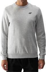 4F Férfi egyszínű pulóver Pull Over Sweatshirt 2XL szürke