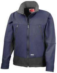 RESULT Férfi Softshell Activity vízálló szélálló kabát S fekete|kék