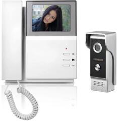 Videós kaputelefon - vízálló wifi-s kapucsengő éjjellátó kamerával és 4, 3" kijelzővel - 480 x 272 P felbontás (1311)