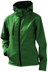 RESULT Core Női Lite kapucnis Softshell kabát XL fehér|fekete|zöld