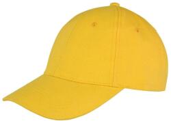 RESULT Unisex Core Memphis 6 paneles baseball sapka sárga