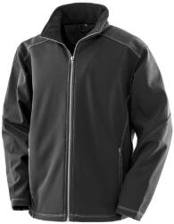 RESULT Férfi WorkGuard Softshell kabát S fekete