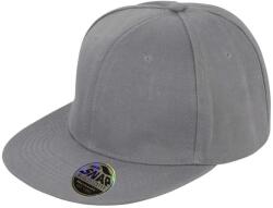 RESULT Unisex Core Bronx Original Flat Peak Snapback egyszínű sapka egyszínű sapka szürke