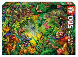 Educa Puzzle Colourful Forest Educa 500 darabos és Fix ragasztó (19551)