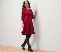 Tchibo Női jacquard ruha, kockás, piros Piros-fekete kockás L 44/46