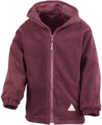Result Gyermekek / Gyermekek megfordítható Storm Stuff Anti Pilling Fleece vízálló 3 - 4 EVES barna|vörös