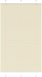 vidaXL pliszírozott redőny krém 120x200 cm szövetszélesség 119, 4 cm (4015317)