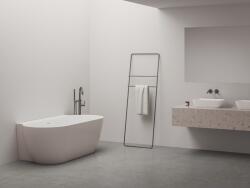 RAVAK CC71600000 Vana Freedom Wall II Tec 170x87, akrilkád, Alabaster Pink/fehér, fehér lefolyó