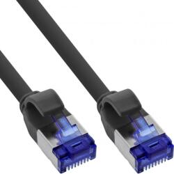 InLine Cablu de retea slim Cat. 6A S/FTP LSOH Negru 0.3m, InLine IL74933S (IL74933S)