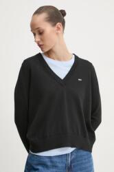 Tommy Hilfiger pamut pulóver könnyű, fekete, DW0DW19888 - fekete M