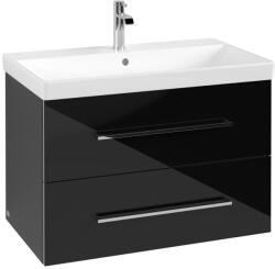 Villeroy & Boch Villeroy & Boch Avento fürdőszobai alsószekrény 2 fiókos crystal black A89100B3 (A89100B3)