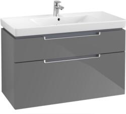 Villeroy & Boch Villeroy & Boch Subway 2.0 fürdőszobai alsószekrény 2 fiókos glossy grey A91500FP (A91500FP)