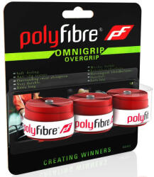Polyfibre Omnigrip Overgrip 3P - Piros