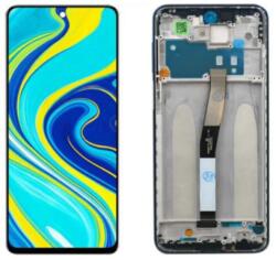 Xiaomi Redmi Note 9S/9 Pro/9 Pro Max/Note 10 Lite/Poco M2 Pro, LCD kijelző érintőplexivel és előlapkerettel, zöld (GYÁRI)