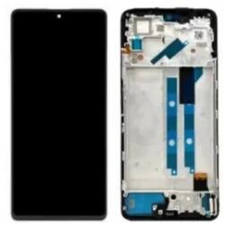 Samsung A165F Galaxy A16 4G, LCD kijelző érintőplexivel és előlapkerettel, fekete (GH82-36253A) (SERVICE PACK) (GYÁRI) (GH82-36253A)
