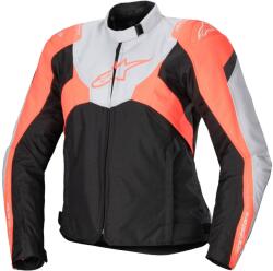 Alpinestars Jachetă motocicletă damă Alpinestars Stella T-Jaws 4 Waterproof negru-gri-rosu fluo (AIM101-281)