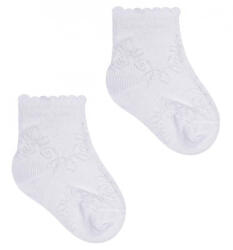 Yo! Baby pamut zokni 20/22 - fehér, mintás - babyshopkaposvar