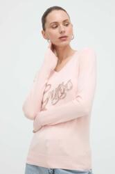GUESS pulóver MYLA könnyű, női, rózsaszín, W4GR25 Z2NQ2 - rózsaszín XS