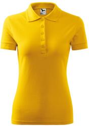 MALFINI Női galléros póló Pique Polo - Sárga | 2XL (2100417)