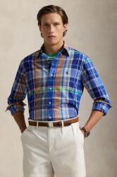 Ralph Lauren pamut ing férfi, galléros, regular, 710960639 - kék M
