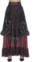 Devil Fashion Fustă femei DEVIL FASHION - Black And Red Gothic - SKT19802