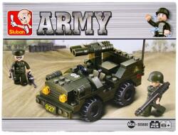 Sluban Army - Katonai dzsip építőjáték készlet (M38-B5800)