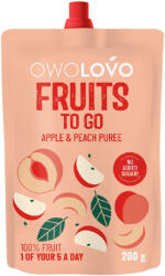 OWOLOVO gyümölcspüré alma-őszibarack 200 g - perfectlife