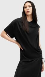 AllSaints pamut póló ONYX TWIST női, fekete, W193JB - fekete L