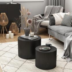 Livinity Giva kisasztal szett, 2 db, fekete - mindentjoaron