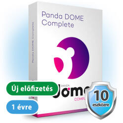 Panda Dome Complete HUN 10 Eszköz 1 év online vírusirtó szoftver (W01YPDC0E010)