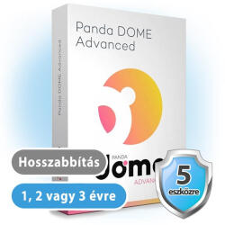Panda Dome Advanced HUN 5 Eszköz 1 év online vírusirtó szoftver (hosszabbítás) (W01YPDA0E05_hosszabbitas) - szamitogepvilag