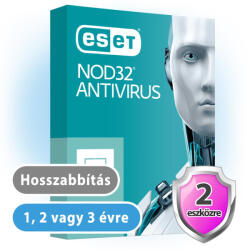ESET NOD32 Antivirus (2 gépre, 1 évre) online vírusirtó szoftver (eset_nod32_antivirus_2pc_hosszabbitas)