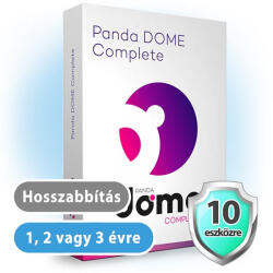 Panda Dome Complete HUN 10 Eszköz 1 év online vírusirtó szoftver (hosszabbítás) (W01YPDC0E010_hosszabbitas)