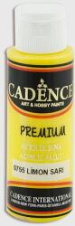 CADENCE Premium akril festék, 70 ml, citromsárga