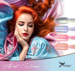  Ariel's Dream gél lakk kollekció 6 db géllakkal és ajándék margarétával