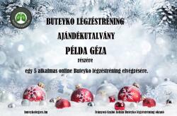 Online buteyko-tréning ajándék utalvány formájában - Minimál csomag