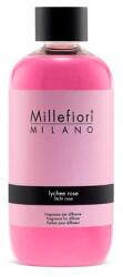 Millefiori Lychee Rose Utántöltő Aroma Diffúzorhoz 500 Ml - yankeegyertya