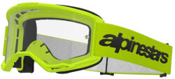 Alpinestars cross szemüveg Vision 3 Wordmark | Fluo sárga - víztiszta lencsével