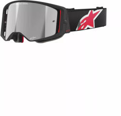 Alpinestars cross szemüveg Supertech Corp ABS | Fekete-Piros - tükrös ezüst lencsével