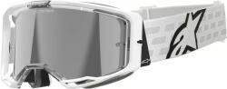 Alpinestars cross szemüveg Vision 8 Corp | Fehér - tükrös ezüst lencsével